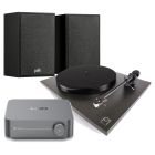 Paket - Vinyl & Streaming: WiiM Amp, Rega P1 Plus + Polk MXT15