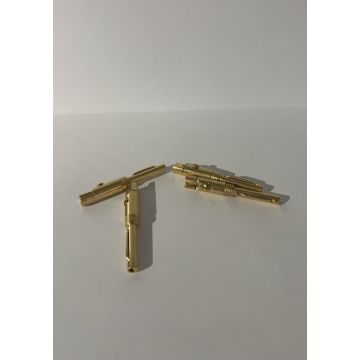 Deltron banankontakt guld