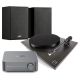 Paket - Vinyl & Streaming: WiiM Amp, Rega P1 Plus + Polk MXT15